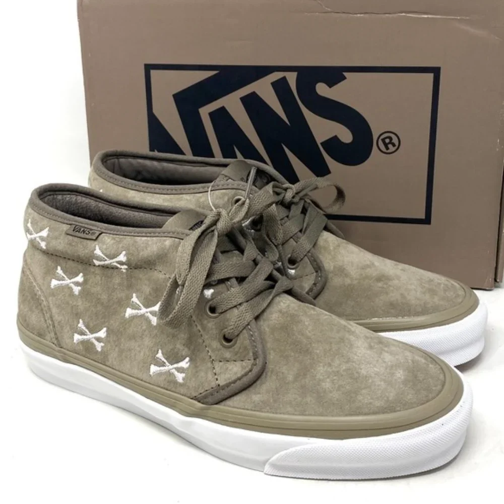 VANS Vault Chukka LX Sneakers Mid Suede Women's Bones Coyote Shoes VN0A4U3GBMD